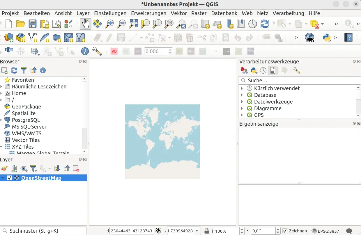 QGis: OSM Layer