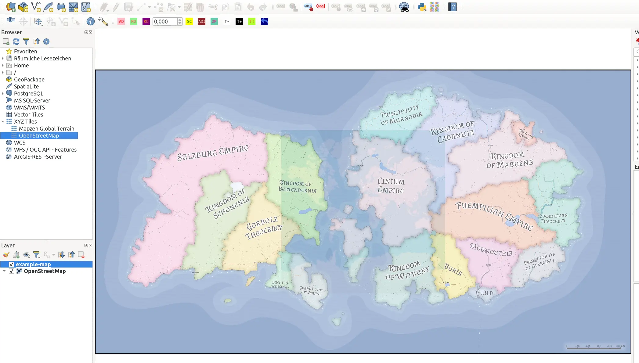 QGis: Mit Bild